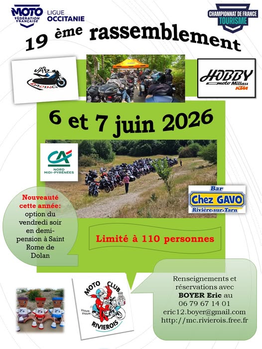 19ème Rassemblement Motards à St Rome de Dolan (48)